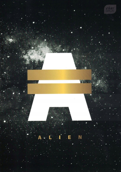 Zeszyt 32-kartkowy A4 w kratkę Alien