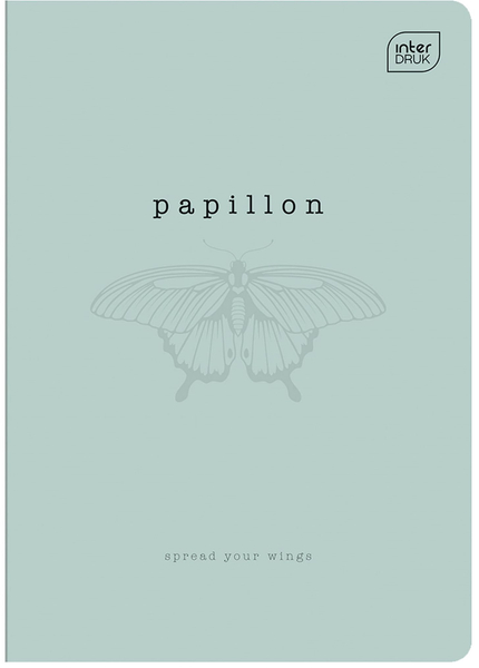 Zeszyt A5 60-kartkowy w szeroką linię, Motyl