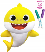 Baby Shark, Maskotka z flamastrami Baby, 30 cm