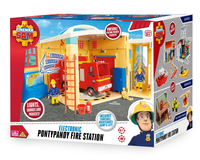 Strażak Sam - zabawka - elektroniczna Remiza w Pontypandy i figurki