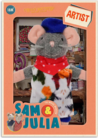 Mysi Domek, maskotka myszka Artysta 12 cm, oryginalna zabawka z Mysiego Domku, wiek dziecka 3+