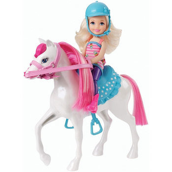 Barbie - lalka Chelsea i kucyk pony - Mattel