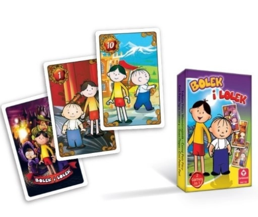 Cartamundi, Bolek i Lolek, Karty Czarny Piotruś i Memo, bohaterowie z bajki, 2-w-1, 2 gry dla dzieci w wieku 3+