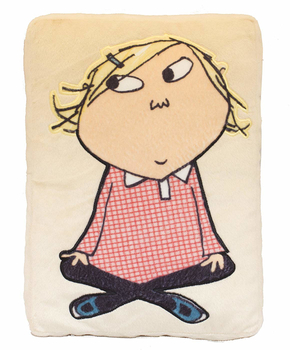 Charlie i Lola - poduszka pluszowa 34 x 24 cm