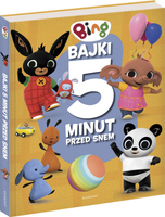 Królik Bing, Bajki 5 minut przed snem, Książka z opowiadaniami, 176 stron, duże ilustracje