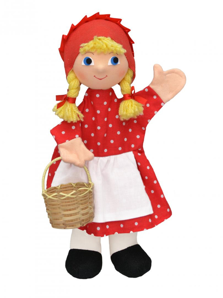 Czerwony Kapturek - lalka do teatrzyku - pacynka