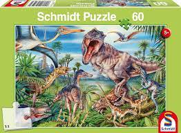 Puzzle 60 el. Dinozaury - Schmidt