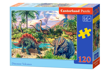 Puzzle Dinozaury, 120 el. Castorland