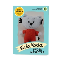 Kicia Kocia, Maskotka pluszowa przytulanka Nunuś w pudełku, 15 cm, miły plusz, wiek dziecka 0+