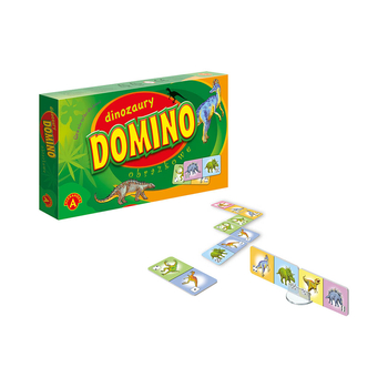 Dinozaury: Domino - gra obrazkowa z dinozaurami