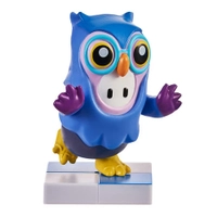 Fall Guys, Mini figurka z podstawką, sowa Twoo, 1 figurka, zabawka licencyjna, renomowany producent, wiek dziecka 13+