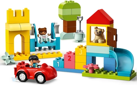 Klocki Lego Duplo 10914 Pudełko z klockami Deluxe, 85 elementów, super zestaw dla najmłodszych dzieci 1+