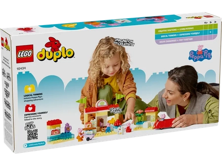 Klocki Lego Duplo 10434 Peppa i supermarket, 70 elementów, oryginalne, idealne dla dzieci 2+