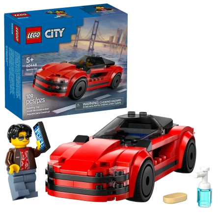 Klocki Lego City 60448 Czerwony samochód sportowy, 109 el., wiek dziecka 5+