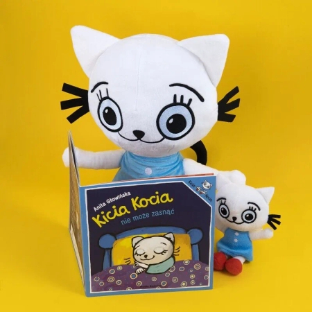 Duża maskotka pluszowa Kicia Kocia, 50 cm, Media Rodzina