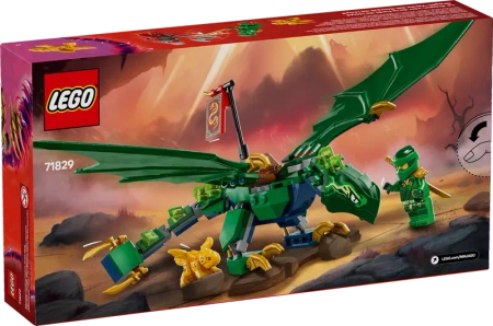 Klocki Lego Ninjago 71829 Zielony leśny smok Lloyda, 128 elementów, oryginalne klocki dla fanów Ninjago 6+, nowość od Lego