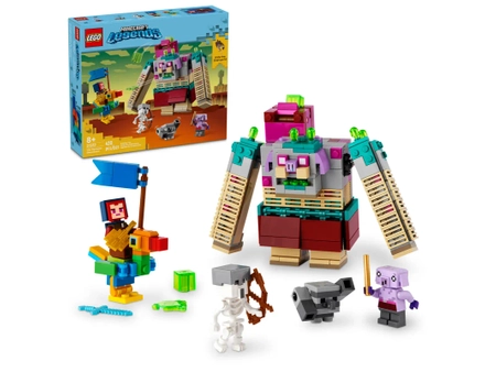 Klocki LEGO MINECRAFT LEGENDS 21257 Decydujące starcie z Dewastatorem, 420 elementów, duża figurka boss Dewastator, figurki, oryginalne klocki z gry, wiek dziecka 8+