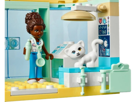 Klocki Lego Friends 41695, Klinika dla zwierzątek i figurki Mia i Nandi, 111 elementów, wysoka jakość, oryginalne klocki, dla dziewczynek w wieku 4+, pomysł na prezent, szybka wysyłka