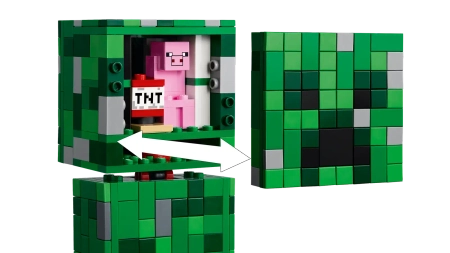 Lego Minecraft 21276 Creeper, 665 elementów, dla dzieci w wieku 10 lat+