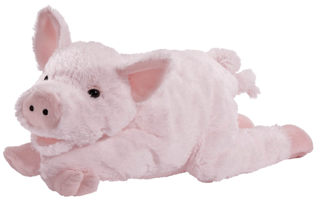 ZWIERZAKI: Maskotka pluszowa świnka, 40 cm
