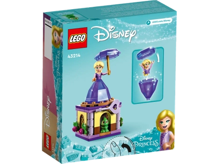 Klocki Lego Disney Princess 43214 Wirująca Roszpunka, 89 elementów, zestaw dla dziewczynki, idealny na prezent, wiek 5 lat+