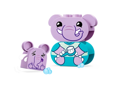 Klocki Lego Duplo 10413 Codzienne czynności : Kąpiel, 15 elementów, nauka przez zabawę, solidne klocki dla najmłodszych dzieci w wieku od 18 miesięcy+