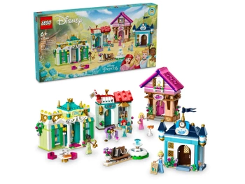 Klocki Lego Disney 43246 Przygoda księżniczki Disneya na targu, Księżniczki Disneya, 817 elementów, wysoka jakość, oryginalne, idealne jako prezent dla dziewczynki 6+
