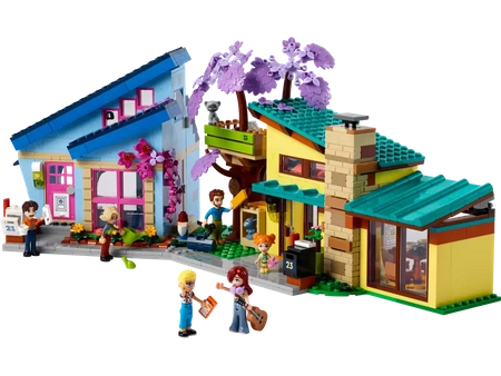 Klocki Lego Friends 42620 Dom rodzinny Olly’ego i Paisley, 1126 elementów, wysoka jakość, oryginalne, dla dziewczynki 7+