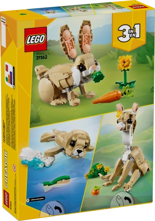 Klocki Lego Creator 31162 Uroczy Królik, 326 elementów, możliwość zbudowania 3 zwierzątek: królik, lama lub foka, wiek dziecka 8+