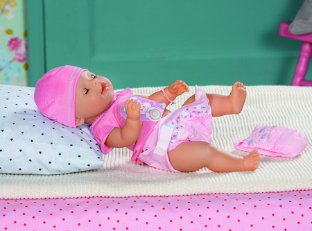 Lalka interaktywna dzidziuś Baby Born - 43 cm - Zapf Creation 