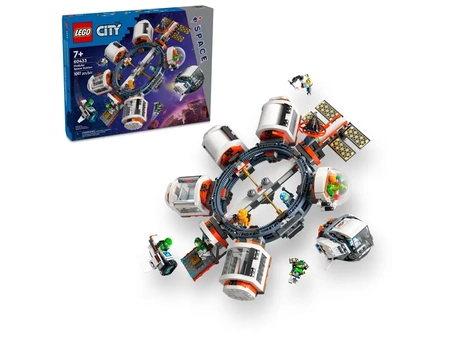 Klocki Lego City 60433 Modułowa stacja kosmiczna, 1097 elementów, dla dzieci 7+, duży zestaw idealny na prezent