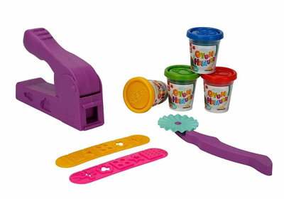 Sunman, Crafty Fun Dough, Zestaw Ciastolina i wyciskarka, 8 el. nr 1