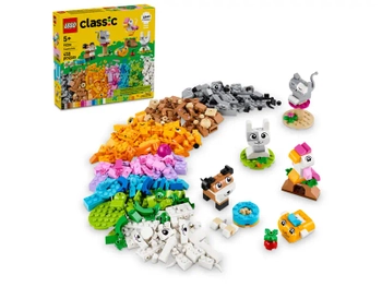 Klocki Lego Classic 11034 Kreatywne zwierzątka, 450 elementów, oryginalne, dla dzieci 5+, super prezent dla chłopca lub dziewczynki