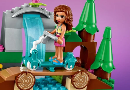 Klocki Lego Friends 41677, Leśny wodospad i figurki Andrea i Olivia, 93 elementy, wysoka jakość, oryginalne klocki, dla dziewczynek w wieku 5+, pomysł na prezent, szybka wysyłka