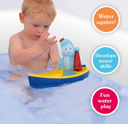 Dobranocny Ogród, Zabawka do kąpieli, Igipigiel i łódka