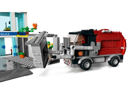 Klocki Lego City 60316 Posterunek policji, 668 elementów, dla dzieci 6+, oryginalne, idealne jako prezent