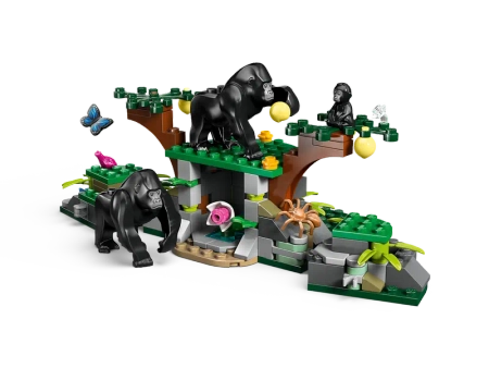 Klocki Lego City 60437 Helikopter badaczy dżungli w bazie, 881 elementów, oryginalne klocki, dla wielbicieli przygód
