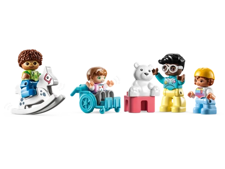 Klocki Lego Duplo 10992 Dzień z życia w żłobku, 67 elementów, kolorowe klocki, idealne dla malucha 2+