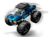 Klocki Lego City 60402 Niebieski monster truck, 148 el., samochód i figurka, zestaw dla chłopca, prezent dla pięciolatka