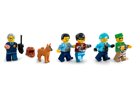 Klocki Lego City 60316 Posterunek policji, 668 elementów, dla dzieci 6+, oryginalne, idealne jako prezent