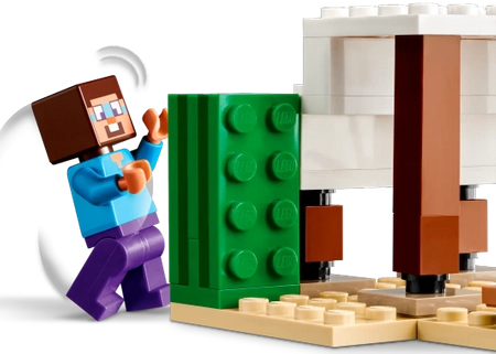 Klocki Lego Minecraft 21251, Pustynna wyprawa Steve’a, 3 figurki Steve, fantom i wielbłąd, 75 elementów, wysoka jakość, oryginalne klocki, wiek dziecka 6+, dostępne od ręki, szybka wysyłka