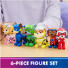 Spin Master, Psi Patrol Film 2, Paw Patrol Mighty Movie, zestaw figurki, 6 figurek piesków z bajki, zestaw prezentowy