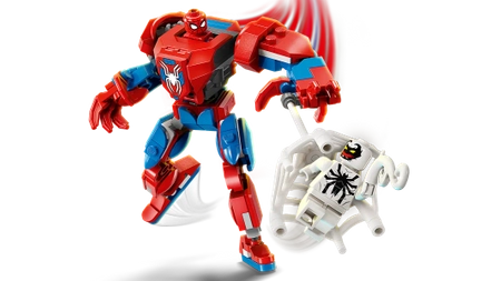 Klocki Lego Marvel Super Heroes 76308 Mech Spider-Mana kontra Anti-Venom, 107 el. w tym 2 minifigurki