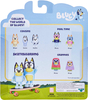 Bluey, figurki bajkowe: Blue i tata Bandit - Skateboarding, dla dzieci w wieku 3+, zabawka oryginalna, na licencji