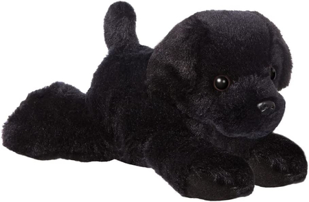 ZWIERZAKI: Aurora World, Maskotka pluszowa pies czarny Labrador, 20 cm, seria Mini Flopsie