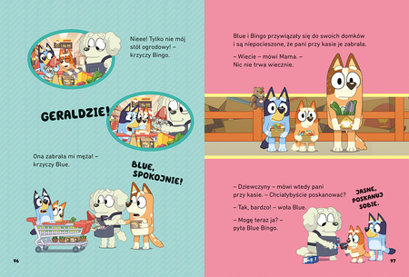 Bluey Bajki 5 minut przed snem Książka Harperkids 3+ Opowieści na Dobranoc