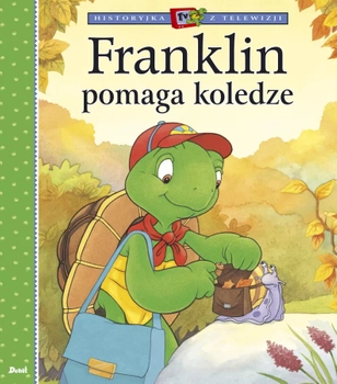 Żółw Franklin, Książka opowiadanie z obrazkami, Franklin pomaga koledze, miękka oprawa, format 19 x 22 cm, 32 str.