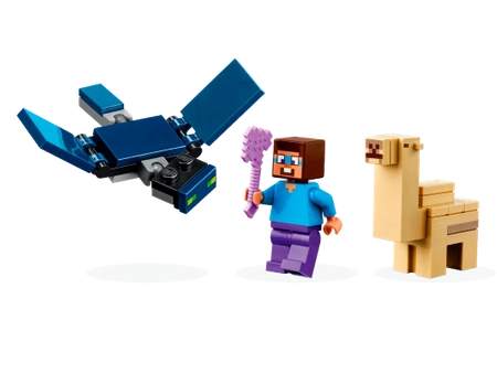 Klocki Lego Minecraft 21251, Pustynna wyprawa Steve’a, 3 figurki Steve, fantom i wielbłąd, 75 elementów, wysoka jakość, oryginalne klocki, wiek dziecka 6+, dostępne od ręki, szybka wysyłka