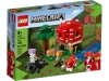 Klocki Lego MINECRAFT 21179 Dom w grzybie, 272 elementy, oryginalne klocki, zestaw dla fanów gry i nie tylko, wiek 8+