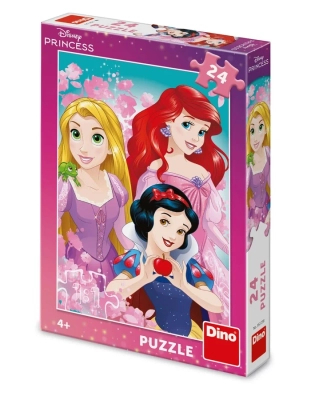 Księżniczki, Puzzle dla dzieci 3 księżniczki, 24 el.